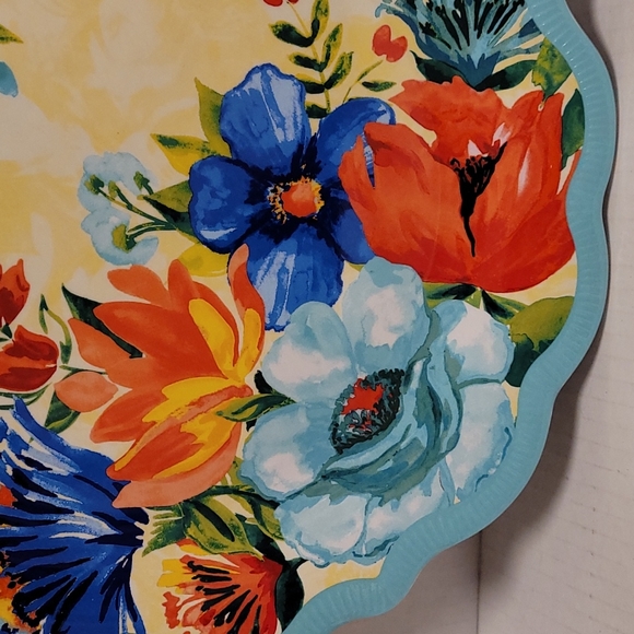 NWT Set of 4 Pioneer Woman Melamine, Delaney Plates - Picture 7 of 14